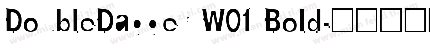 DoubleDagger W01 Bold字体转换